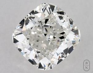 This cushion modified cut 1 carat H color si1 clarity has a diamond grading report from GIA